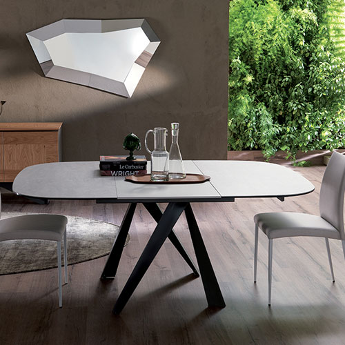 Masa pentru dining extensibila Ozzio Italia, Bombo Allungabile
